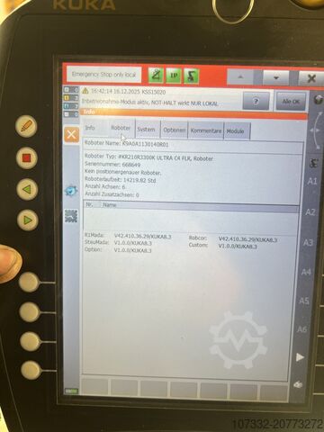 Industrial robot KUKA KR 210 R3300 K ultra