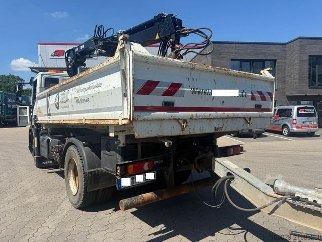 شاحنة قلابة ثلاثية الجوانب IVECO 140E250 Kipper mit HIAB Kran inklusive Anhänger