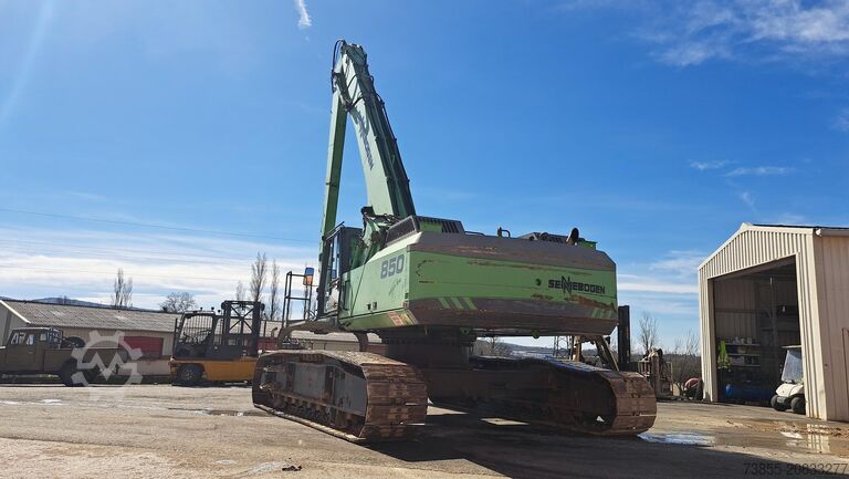 Máy xử lý vật liệu Sennebogen 850R with hydraulic rotating grapple