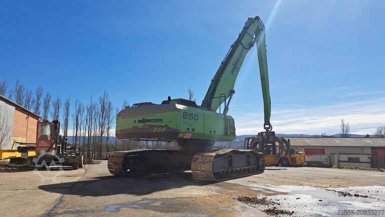 Máy xử lý vật liệu Sennebogen 850R with hydraulic rotating grapple