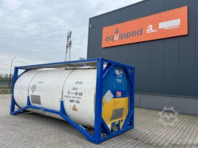Container cisternă Welfit Oddy 20FT ISO, 24.930L / 1-COMP  / T11 / valid 5Y/CS...