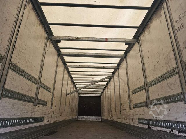 Kofferauflieger SPIER Doppelstock mit Balken, 2 Achser