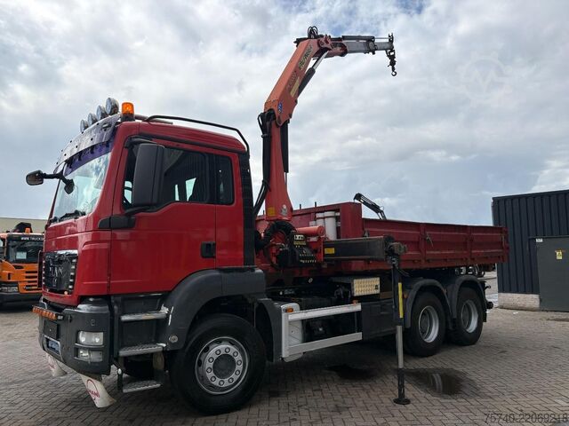 Hook arm system MAN TGA 26.400 + PALFINGER PK12.000 + TIPPER + CONT...