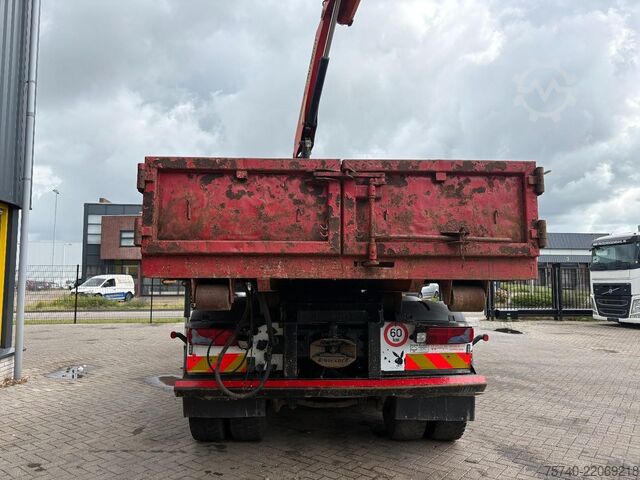 Hook arm system MAN TGA 26.400 + PALFINGER PK12.000 + TIPPER + CONT...