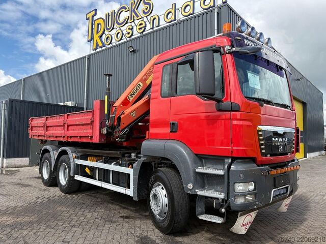 Hook arm system MAN TGA 26.400 + PALFINGER PK12.000 + TIPPER + CONT...