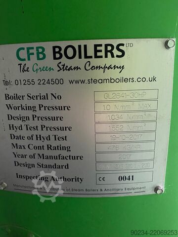 CFB-kjeler 952 kg/time CFB Boilers 952kg/hour