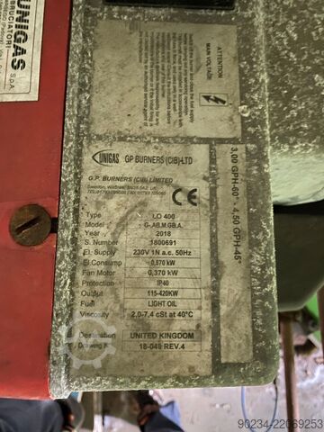 CFB-kjeler 952 kg/time CFB Boilers 952kg/hour