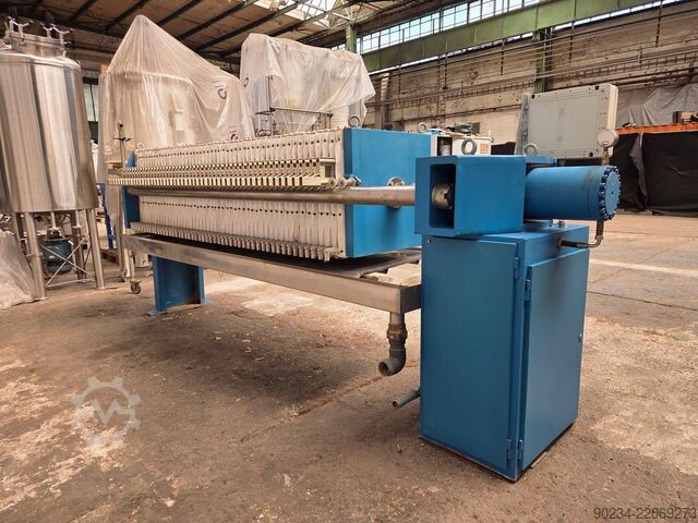 630 x 630 mm Antares Modell AKER 630/50-OO kammarfiltpress ANTARES AKER 630/50-OO