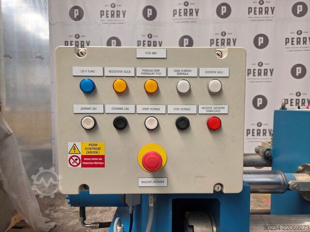 630 x 630 mm Antares Modell AKER 630/50-OO kammarfiltpress ANTARES AKER 630/50-OO