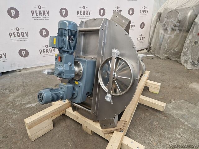 Чисто нова конусна миксер машина от неръждаема стомана PERRYmix модел HVP 600 с капацитет 600 литра PERRYMIX HVP 600