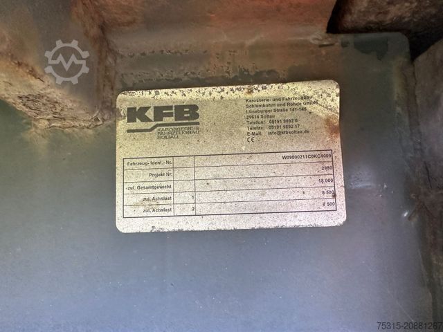 Kasti piekabe Schlumbohm - geschl. Kasten m. LBW