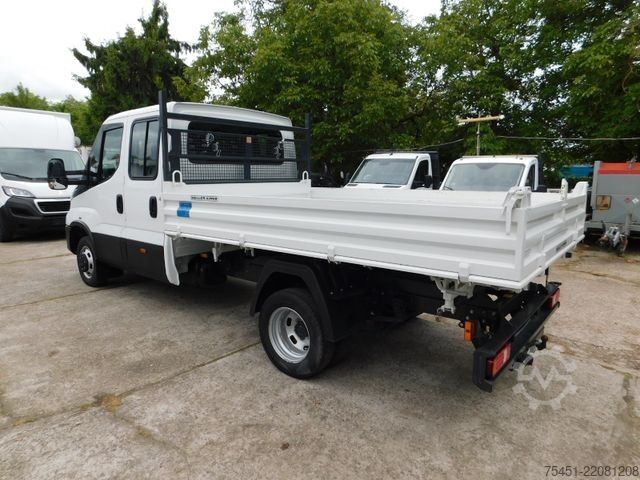 Tipvogn varebil Iveco Daily 50C18 DoKa Dreiseiten Kipper AHK KLIMA STHZ TEMPO