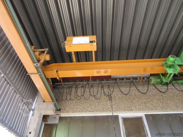 Cranhimmel grúa de puente + carril de traslación Stahl Hallenkran Brückenkran Kran 5,0t Seilzug EL-B50 5000Kg 5t - Spur 9550mm