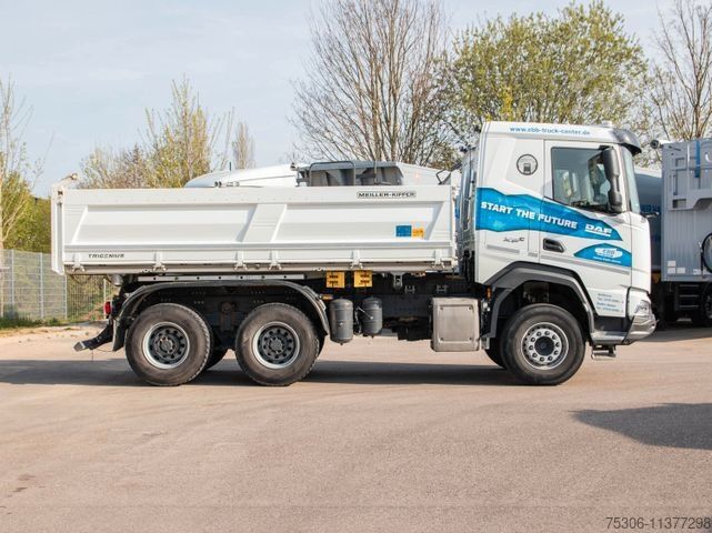 Трехсторонний самосвал DAF FAT XFC 530 SL Meiller TRIGENIUS D 316