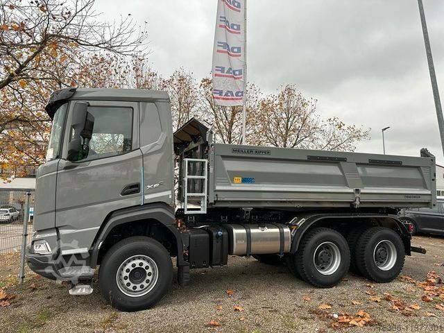 Трехсторонний самосвал DAF FAT XFC 530 Meiller Trigenius D316