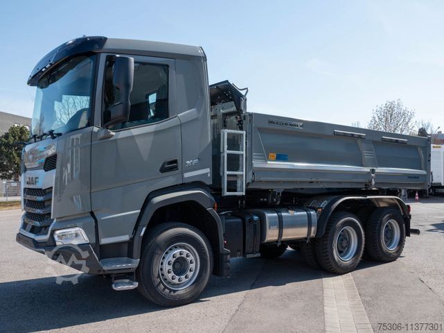 Трехсторонний самосвал DAF FAT XFC 530 Meiller Trigenius D316
