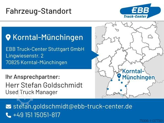 Трехсторонний самосвал DAF FAT XFC 530 Meiller Trigenius D316