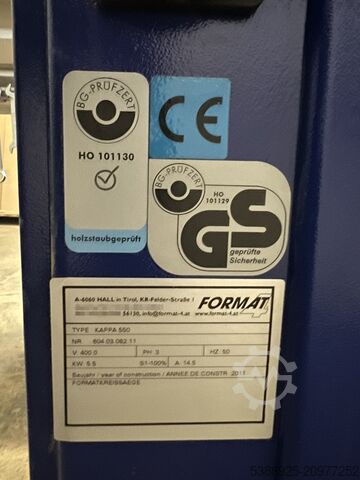 Formátvágó fűrész Felder Kappa 550