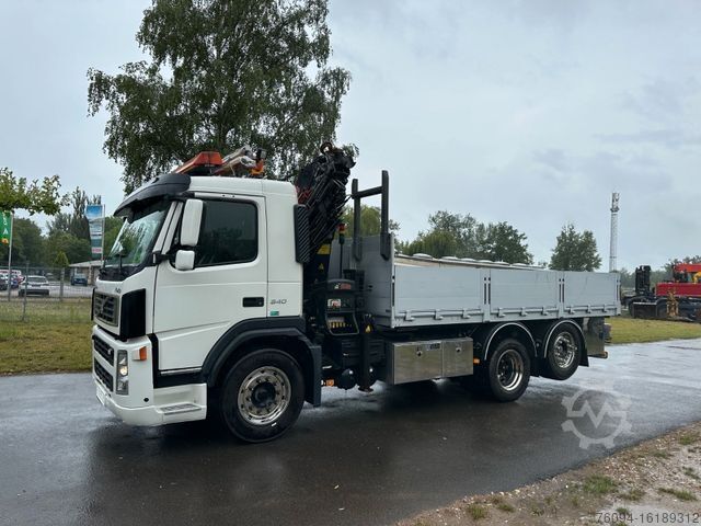 Kamion me platformë VOLVO FM 6x2 Pritsche KRAN 21m WINDE FUNK lift/lenk
