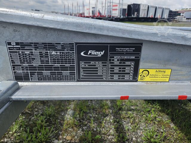 Trailer for Roll-Off Containers Fliegl ZPS 180 AS Maxi für Abrollcontainer