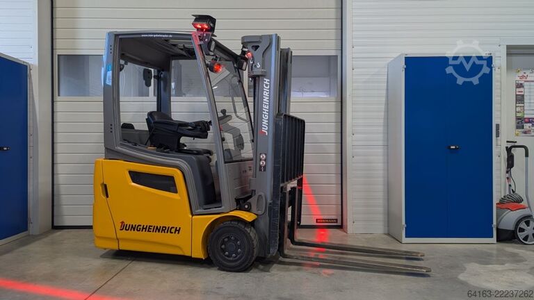 Sähkökäyttöinen 3 -pyöräinen trukki Jungheinrich EFG 213 LiIon Batterie