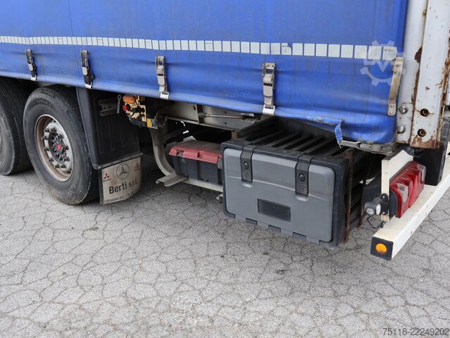 Open semitrailer with tarp SCHMITZ centina francese
