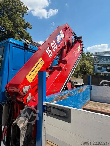Auto-dizalica montirana na kamionu MAN TGM 10.180 4x4 KRAN 16m single bereift FUNK