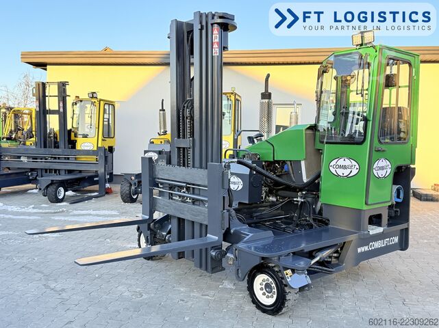 Carretilla retráctil de 4 vías Combilift C4000 GAS TRIPLEX 5550 FREE LIFT CABIN