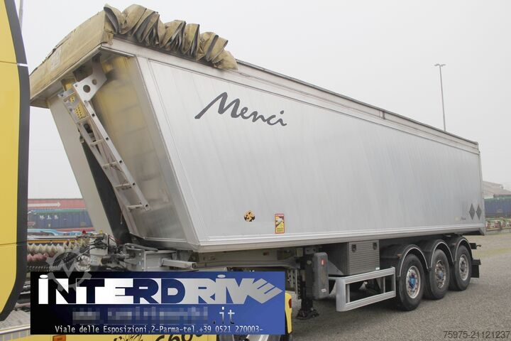 شبه مقطورة قلابة Menci semirimorchio vasca ribaltabile 46m3 usa