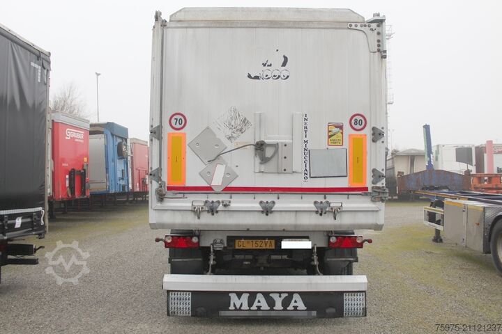 شبه مقطورة قلابة Menci semirimorchio vasca ribaltabile 46m3 usa