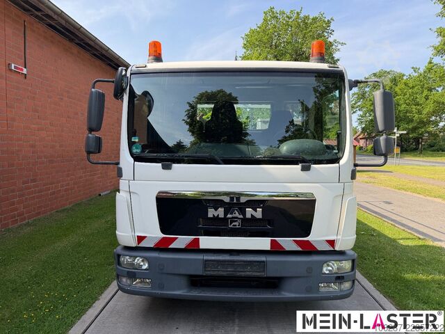 Kamion s dizalicom kombi MAN TGL 8.180 Hiab 055 D4 14m * 3 Sitzer * AHK 11 t