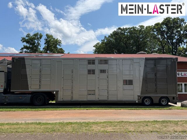 Poluprikolica za transport stoke Finkl 3 + 4 Stock/ Hubdach / Rampe / Tränke/Funk