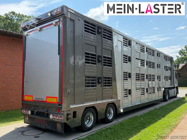 Poluprikolica za transport stoke Finkl 3 + 4 Stock/ Hubdach / Rampe / Tränke/Funk