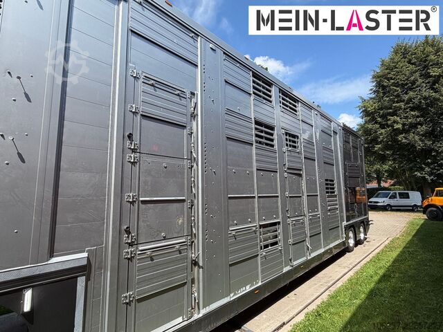 Poluprikolica za transport stoke Finkl 3 + 4 Stock/ Hubdach / Rampe / Tränke/Funk