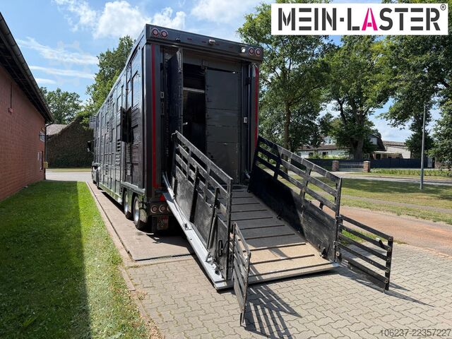 Poluprikolica za transport stoke Finkl 3 + 4 Stock/ Hubdach / Rampe / Tränke/Funk