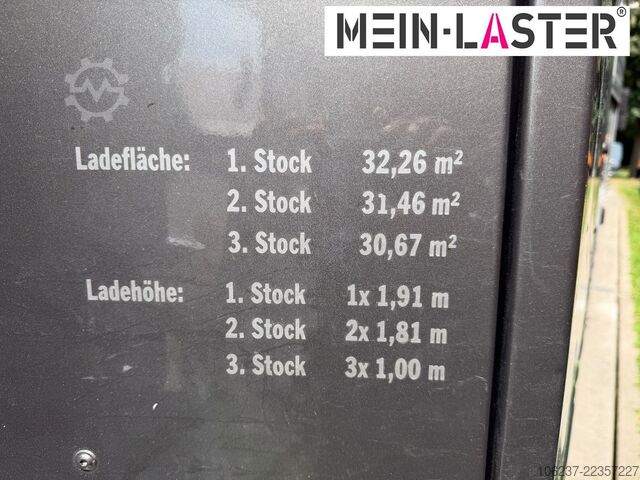 Poluprikolica za transport stoke Finkl 3 + 4 Stock/ Hubdach / Rampe / Tränke/Funk