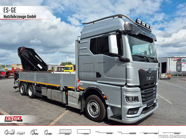 Camion cu platformă MAN TGX 26470 6x2-2 LL mit MKG-Ladekran HLK531 a5