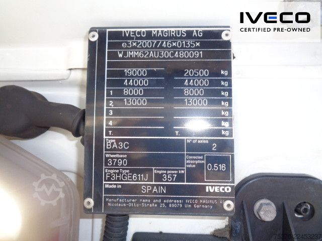 Njësi standarde të tërheqjes IVECO X-WAY AS440X49T/P - IMP. IDR