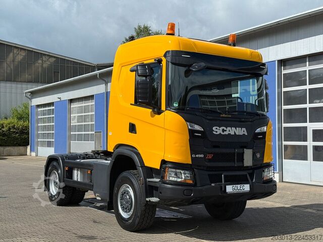 Tractora standard SCANIA G450 XT 4x4 Euro 6 SZM Kipphydraulik Blatt /Luft