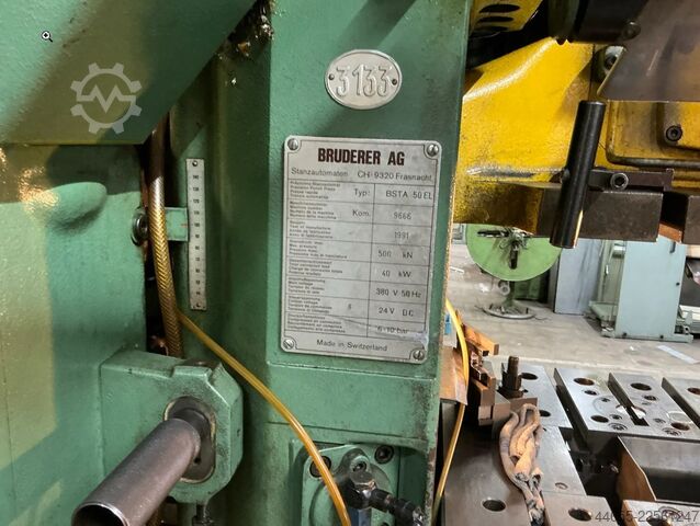 Automatic punching machine BRUDERER BSTA 50 EL CNC