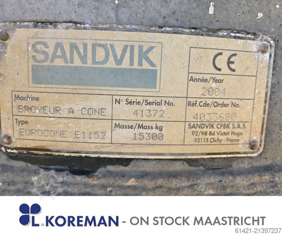 Cone Crusher Sandvik  