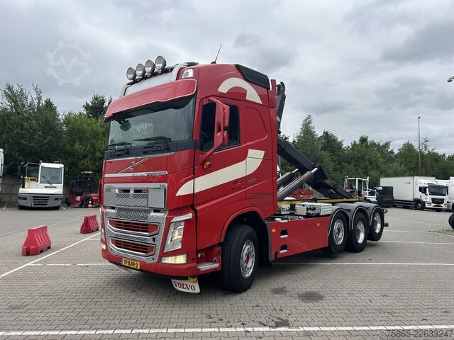Sistema de braço de gancho Volvo FH 500 Globetrotter 8x2 Tridem / VDL Hook 25 To...