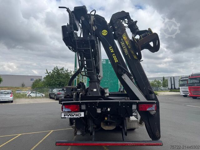 Truk kayu MAN TGX 33.580 33.580 6x4 BL Kurzholz mit TajfunLIV...