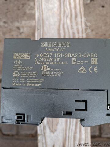 โมดูลอินเทอร์เฟซ SIMATIC ET 200S Siemens 6ES7151-3BA23-0AB0