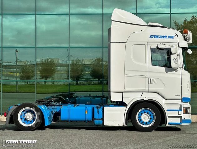 Cap tractor voluminos SCANIA R410 LOW DECK RETARDER FULL AIR 2x TANKS PARK CO