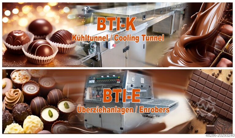 μηχάνημα επικάλυψης σοκολάτας BTI BTI - E -400/10000