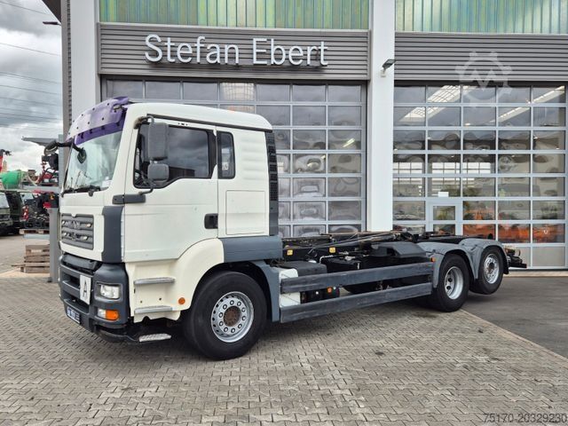 کامیون کمپرسی با جرثقیل قلابی MAN TGA 26.440 6x2-2 BL Meiller RK 20.70 Bett