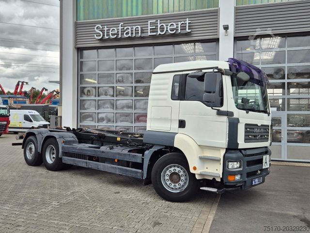 کامیون کمپرسی با جرثقیل قلابی MAN TGA 26.440 6x2-2 BL Meiller RK 20.70 Bett
