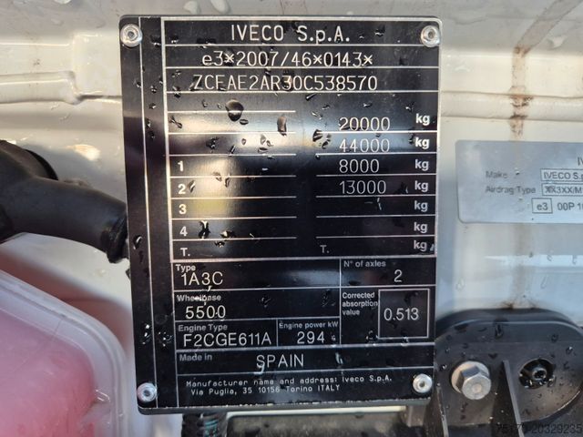 बॉक्स ट्रक IVECO AT190S40/FP Böse Schwenkwand LBW AHK