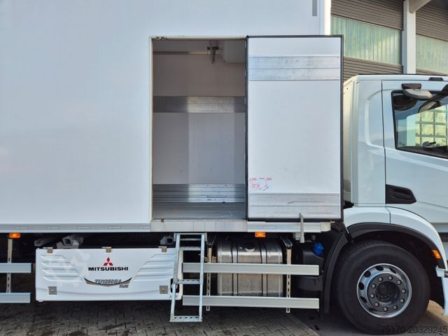 रेफ्रिजरेटेड ट्रक IVECO AD190S40/FP Lamberet Mitsubishi LBW Tür AHK